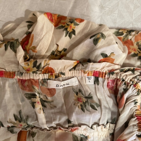 DÔEN  Clarinet Floral Midi-Dress - Picture 5 of 6